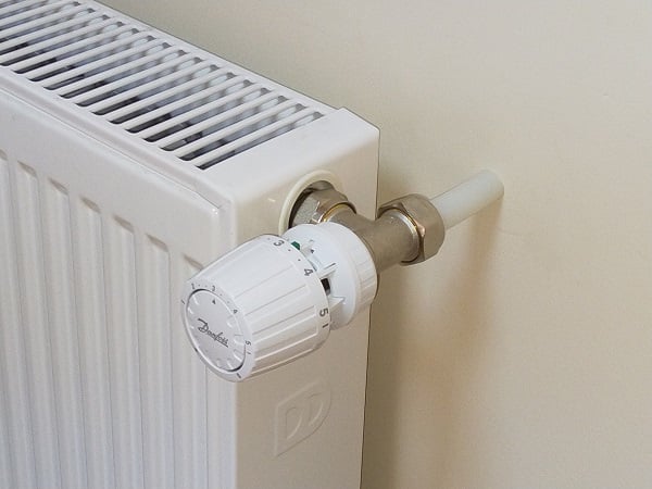 Danfoss Corner Thermostatic Radiator Valve with Gas Sensor (Pex)